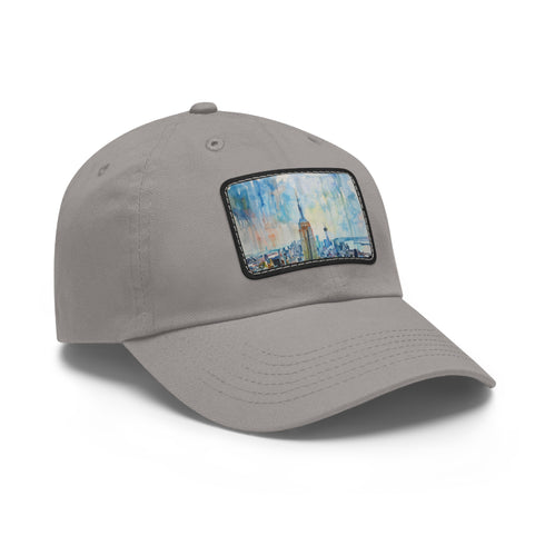 Empire Skyline Splendor Cap in White with Light Brown Patch
