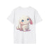 Cinnamoroll Chubby Pup Tee in Charcoal with Regular Fit.