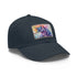 Magical Unicorn Watercolor Baseball Cap with Light Brown Patch