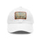White Cotton Buckingham Palace Watercolor Baseball Cap - Unisex Vegan Hat