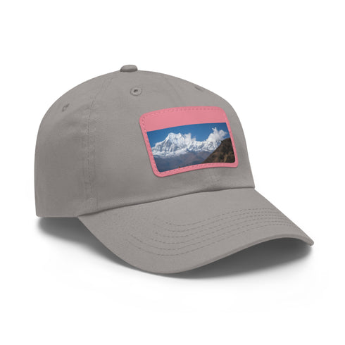 Annapurna Adventure Trek Cap in White with Light Brown Patch.