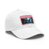Dark Knight Legacy Gotham City Baseball Cap, White rectangle unisex hat.