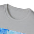 Empire State Building watercolor skyline t-shirt, charcoal, men's size small.