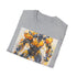 Charcoal cotton t-shirt with bold Bumblebee graphic for Transformers fans