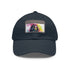 First Lady Neon Dreams Baseball Cap in White with Light Brown Patch