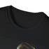 Charcoal watercolor David Bowie Ziggy Stardust t-shirt with expressive brushstrokes