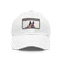 German Shepherd PupPrint Baseball Cap in White with Light Brown Patch