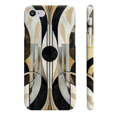Abstract pattern glossy phone case for iPhone 7/8 Plus.
