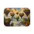 Dreamy Island Sky Bath Mat, Indoor Sublimation, 24x17, Home Bathroom Decor