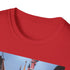 Charcoal Disney Castle T-shirt with vibrant enchanting castle print