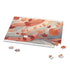 Colorful fall foliage pattern puzzle, perfect for back-to-school and holidays.