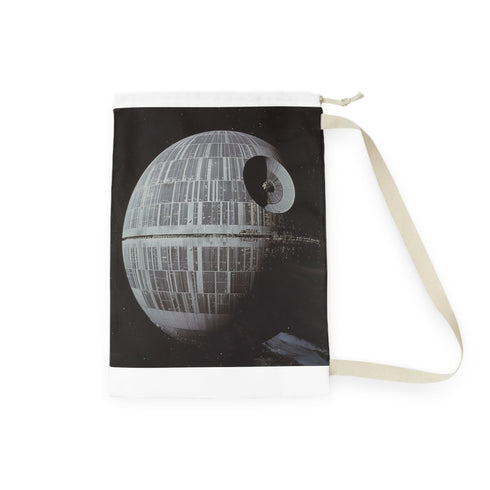 Death Star laundry bag with all-over print design for Star Wars fans.