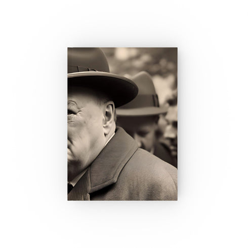 Churchill's London Wartime Journal - Capture history with this stylish and versatile journal featuring Winston Churchill. Perfect for all seasons. Makes a great gift!