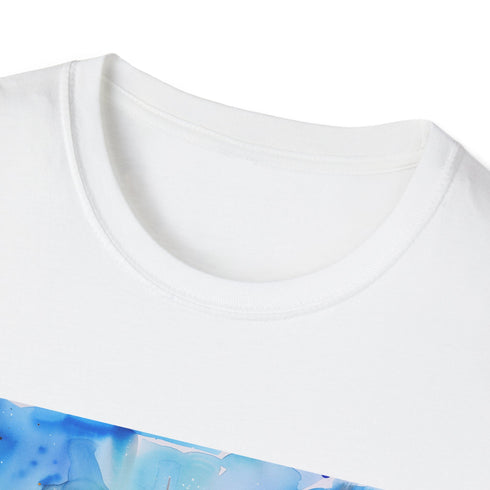 Watercolor Empire State Building T-shirt in Charcoal for Men and Women