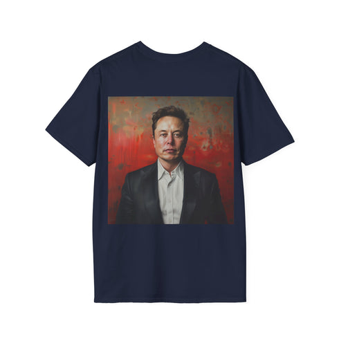 Elon Musk Innovation Icon Tee Charcoal Regular Fit T-shirt.