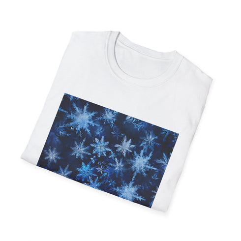 Charcoal cotton T-shirt with symmetrical nature-inspired design regular fit crew neck