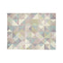 Pastel geometric patterned oil pastels blanket for ultimate comfort.