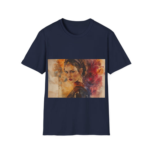 Galactic Queen Tee Padme Amidala Star Wars Charcoal T-shirt Men Women