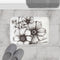 Blooming Sketch Bath Mat | Bath Mats | Bath, Bathroom, Home & Living, Indoor, Sublimation | Prints with Passion