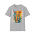 Charcoal regular fit t-shirt featuring whimsical Young Simba graphic