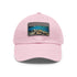 Great Barrier Reef themed unisex baseball cap in white with colorful coral design