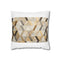 Pearl & Gold Modern Kilim Geometric Square Cushion Cover - View 1 | Prints With Passion