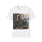 Jeff Buckley charcoal watercolor concert tee, cotton mens t-shirt.