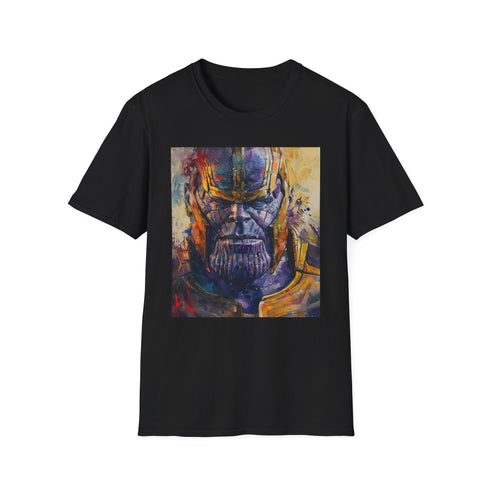 Cosmic Conqueror: The Inevitable Destiny of Thanos | T-Shirt | Art, Avengers, Brush, Canvas, Color, Marvel, Painting, Superhero, Th, Universe | Prints with Passion