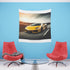 Blur of Velocity: Lamborghini Wall Tapestry | Wall Tapestry | All Over Print, AOP, Decor, Halloween, Home & Living, Home Decor, Indoor, Spring Essentials, Sublimation, Tapestry | Prints with Passion