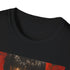 Scarface charcoal crew neck t-shirt with vibrant Tony Montana portrait.