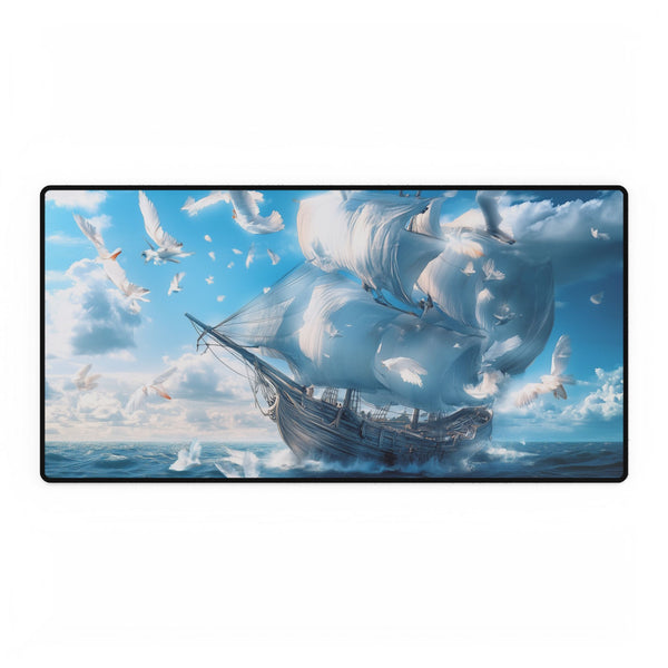 A Ship Made of Feathers on the Ocean Gaming XXL Extended Desk Mat
