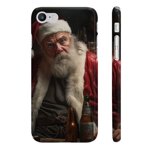Rebellious Bad Santa iPhone 7/8 Plus Glossy Slim Phone Case