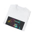 Vibrant watercolor gorilla charcoal T-shirt in soft cotton crew neck design