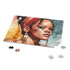 Rihanna Watercolor Upscaled Jigsaw Puzzle