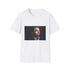 Charcoal crew neck cotton T-shirt with Leonardo DiCaprio graphic design