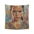 Rey Star Wars Tapestry - Empower your space with this heroic Rey tapestry from a galaxy far, far away. Perfect for fans! Size options available.