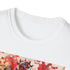 Charcoal cotton T-shirt with striking Darth Maul dual-bladed lightsaber design