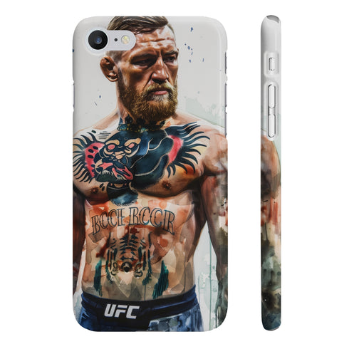 Irish warrior slim phone case in glossy finish for iPhone.