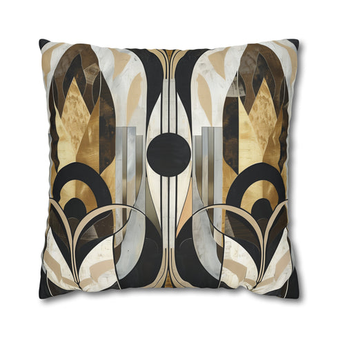 Art Deco Abstract Pillow Case - Add color and style with vibrant abstract design for bedroom decor