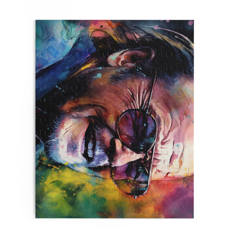 Jack Nicholson jigsaw puzzle featuring iconic actor for film enthusiasts.