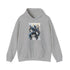 Navy Spider-Man vs. Venom battle pose hoodie, unisex, ultimate Marvel fan must-have