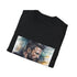 Watercolor graphic T-shirt in charcoal features cotton fabric and regular fit