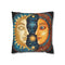 Celestial Sun & Moon Sacred Mandala Square Cushion Cover - View 1 | Prints With Passion