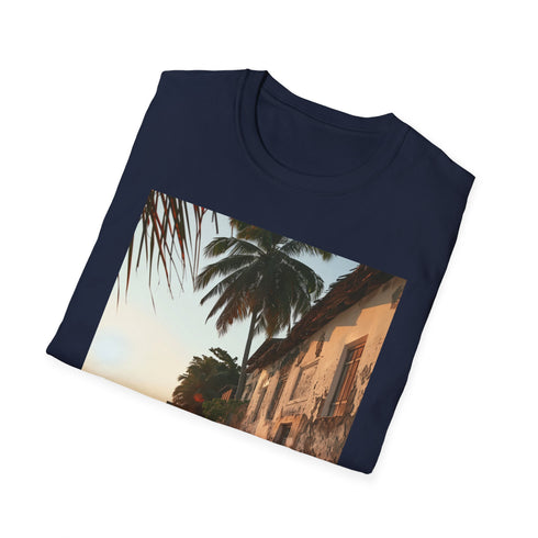 Zanzibar Spice Market Charcoal Cotton T-Shirt for Men/Women, Summer Picks