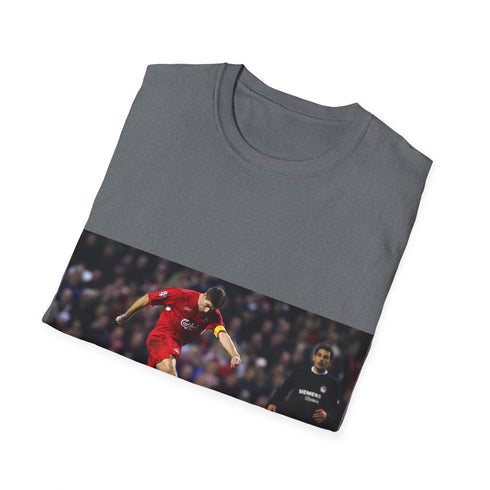 Legendary FF6 Realm Shirt in Charcoal, Men's Cotton Crew Neck T-Shirt