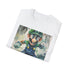 Vibrant charcoal Luigi-themed cotton T-shirt with playful design regular fit