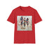 Bohemian feather charcoal t-shirt, celebrates freedom & self-expression.