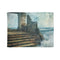 Crystal Tide Sweeping over Ruins Plush Fleece Throw Blanket