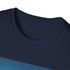 Minimalist whale ocean voyage charcoal t-shirt for men and women.