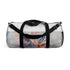 Bohemian feather duffel bag with unique eye-catching design.